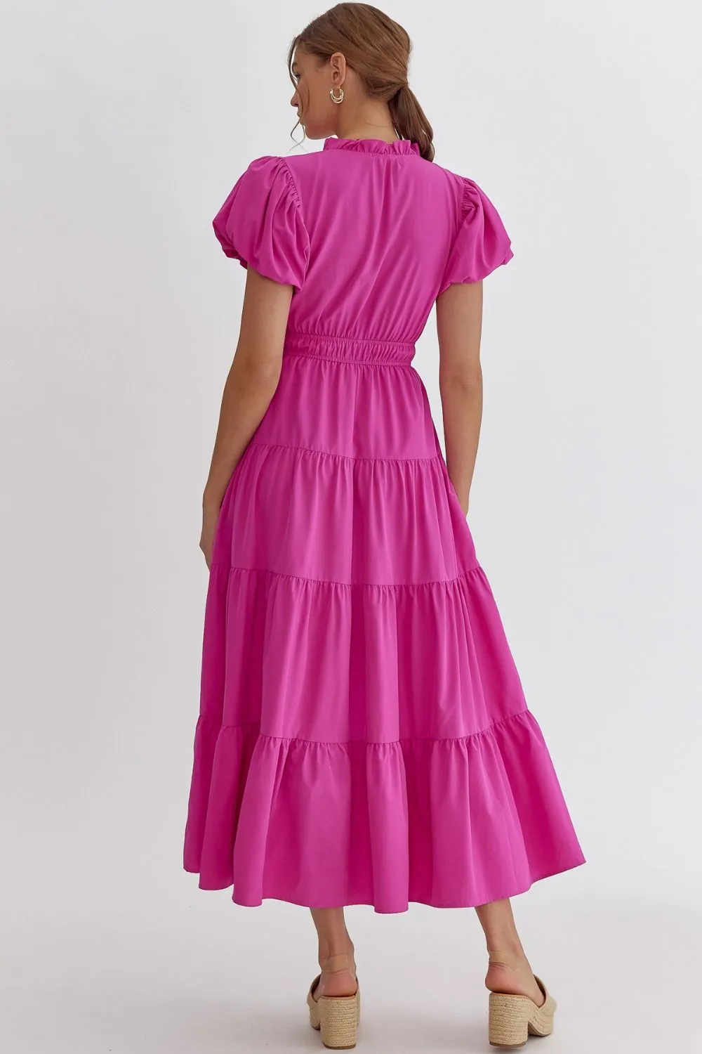 Sashay My Way Midi - Magenta