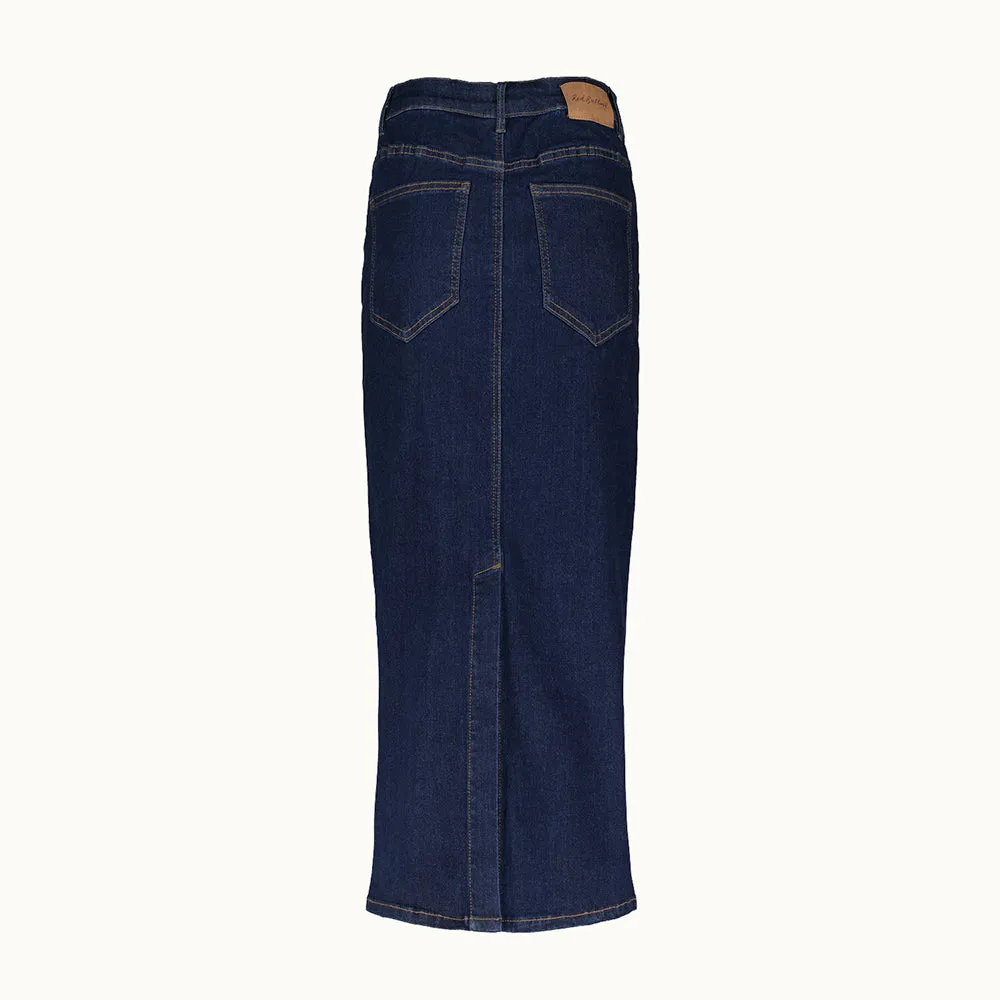 Sibelle Dark Blue Denim Skirt