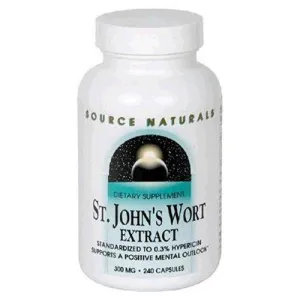 SOURCE NATURALS - St. John's Wort Extract (300 mg) - 240 Capsules