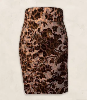 Sportmax Max Mara Vintage Brown Floral Mesh Mini Skirt UK 10 US 6 EU 38 IT 42