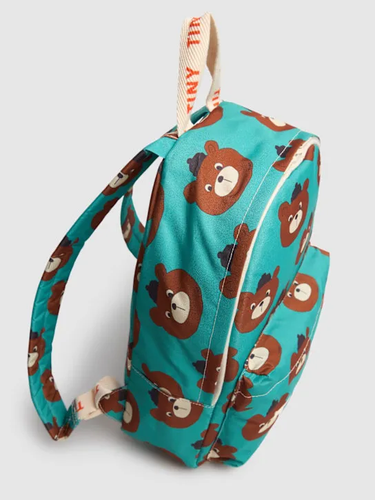 Tiny Cottons   Bear print backpack 