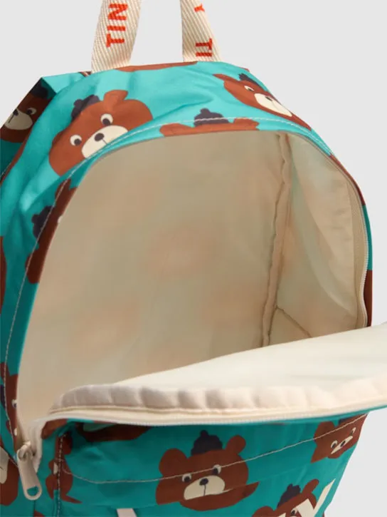 Tiny Cottons   Bear print backpack 