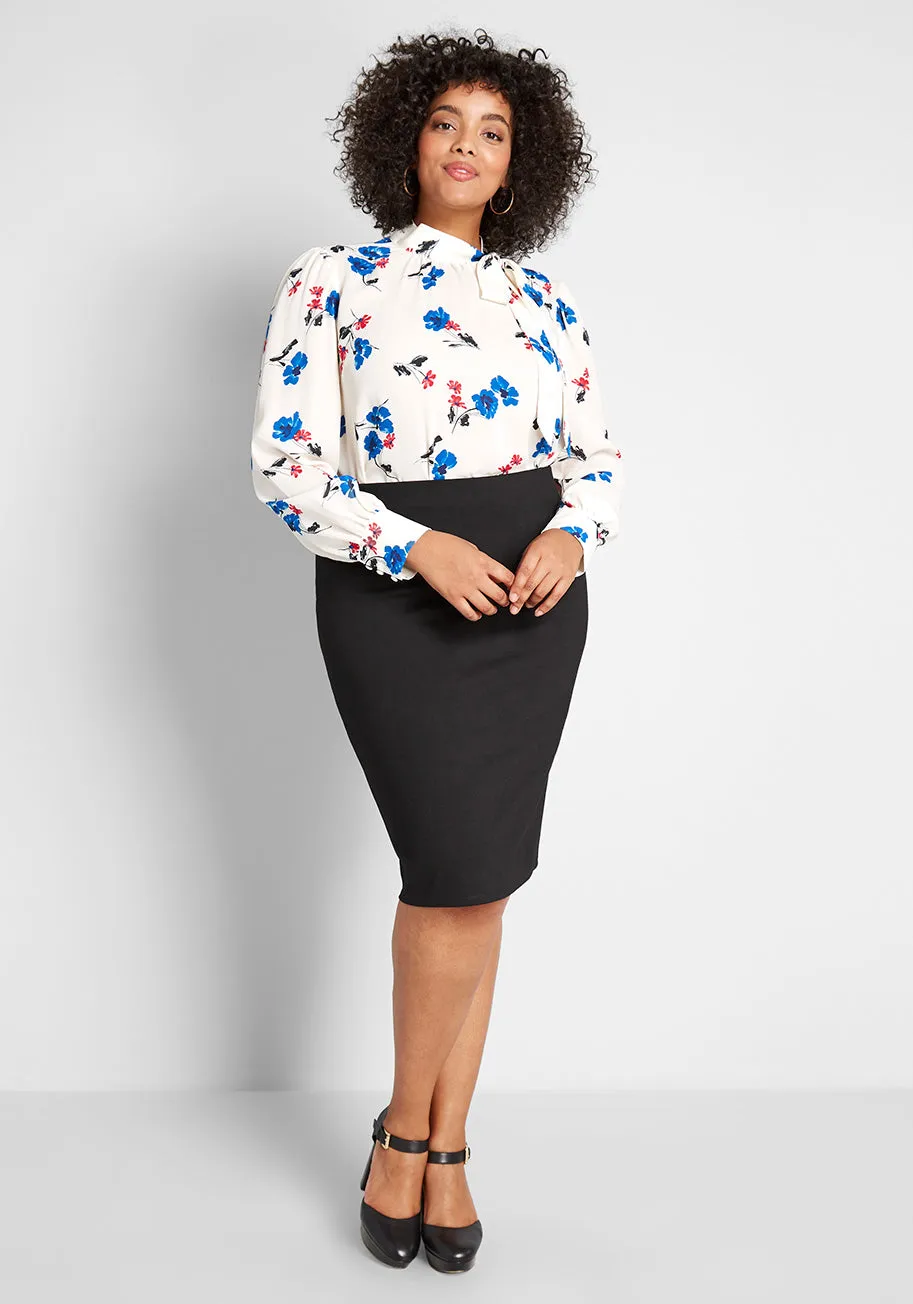 Uptown to Downtown Pencil Skirt