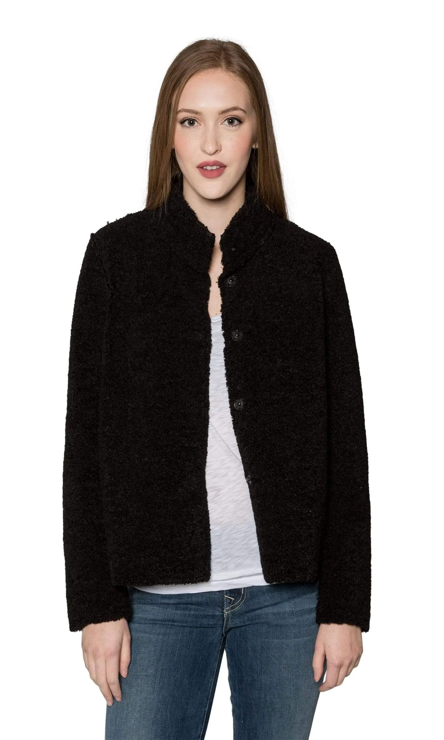 Velvet by Graham & Spencer Chatlie Reversible Faux Sherpa Jacket