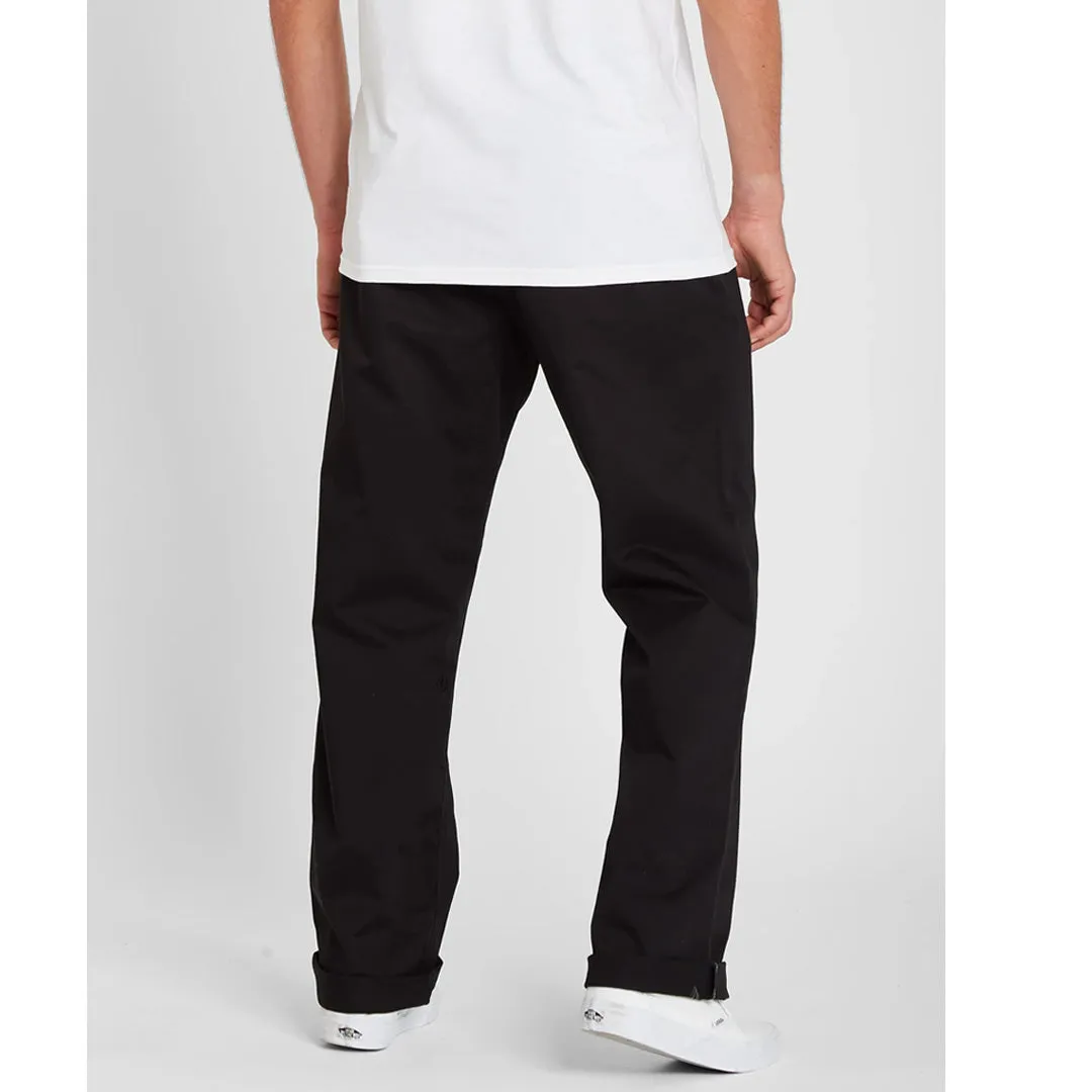 Volcom Mens Frickin Skate Chino Pant - Black