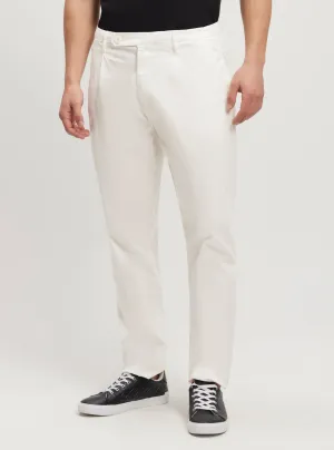 White Noah Mid-Rise Chino Pants