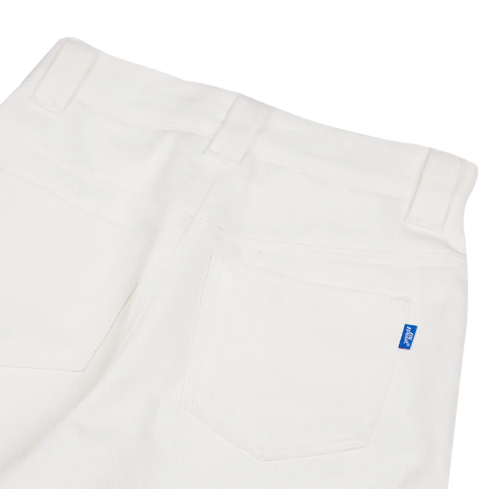 WMNS LOOSEFIT COTTON PANTS WHITE