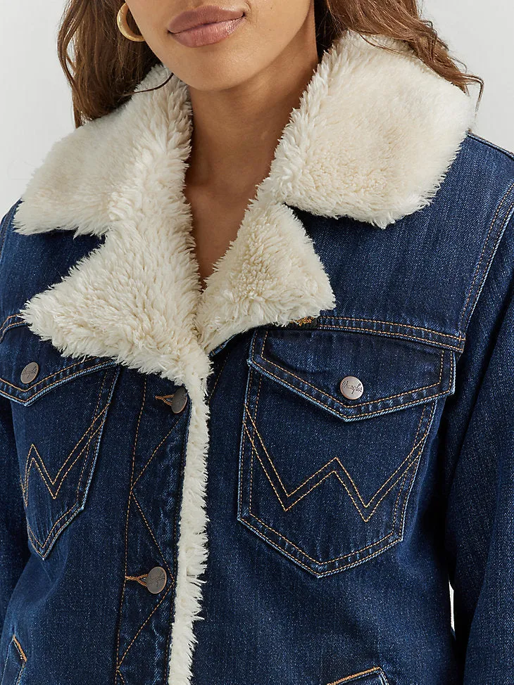 Wrangler Denim Love Sherpa Jacket