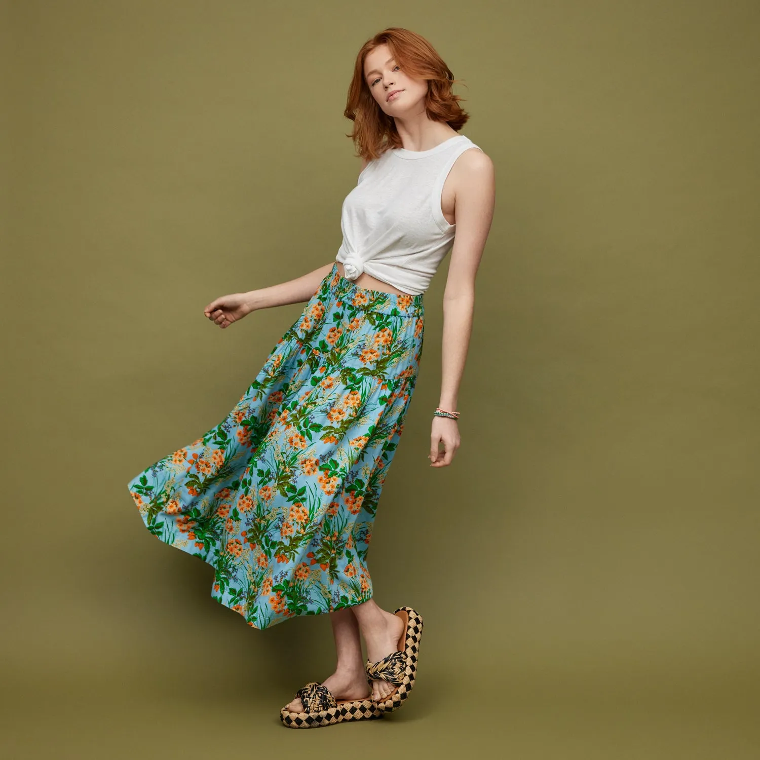 Yarrow Midi Skirt